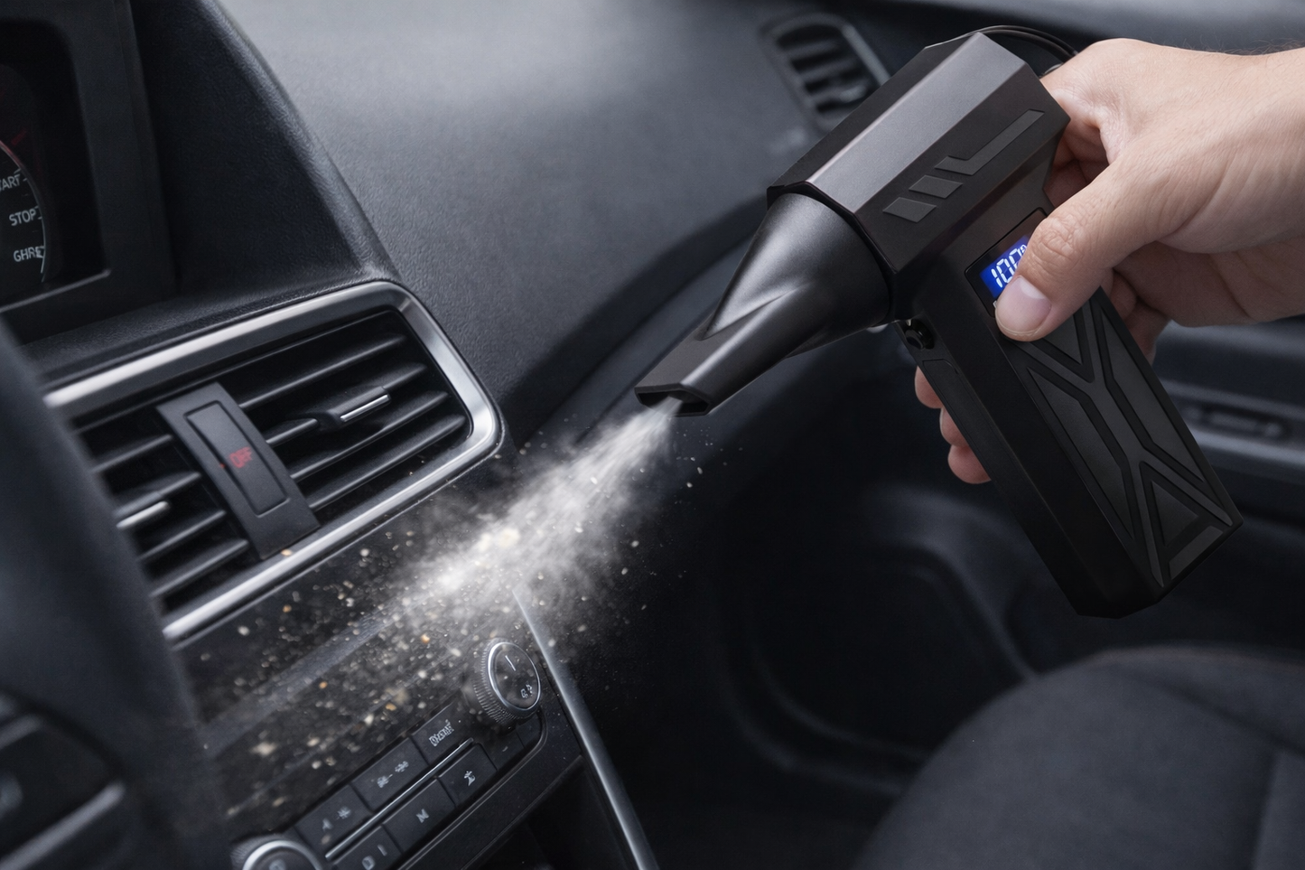 Turbo-Luftgebläse Kabelloser Auto-Reiniger mit 5 Düsen