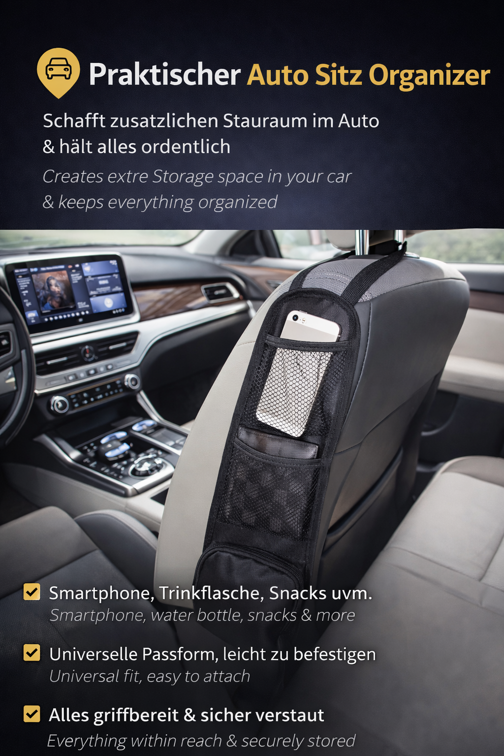 More Order in the Car – Everything Within Reach