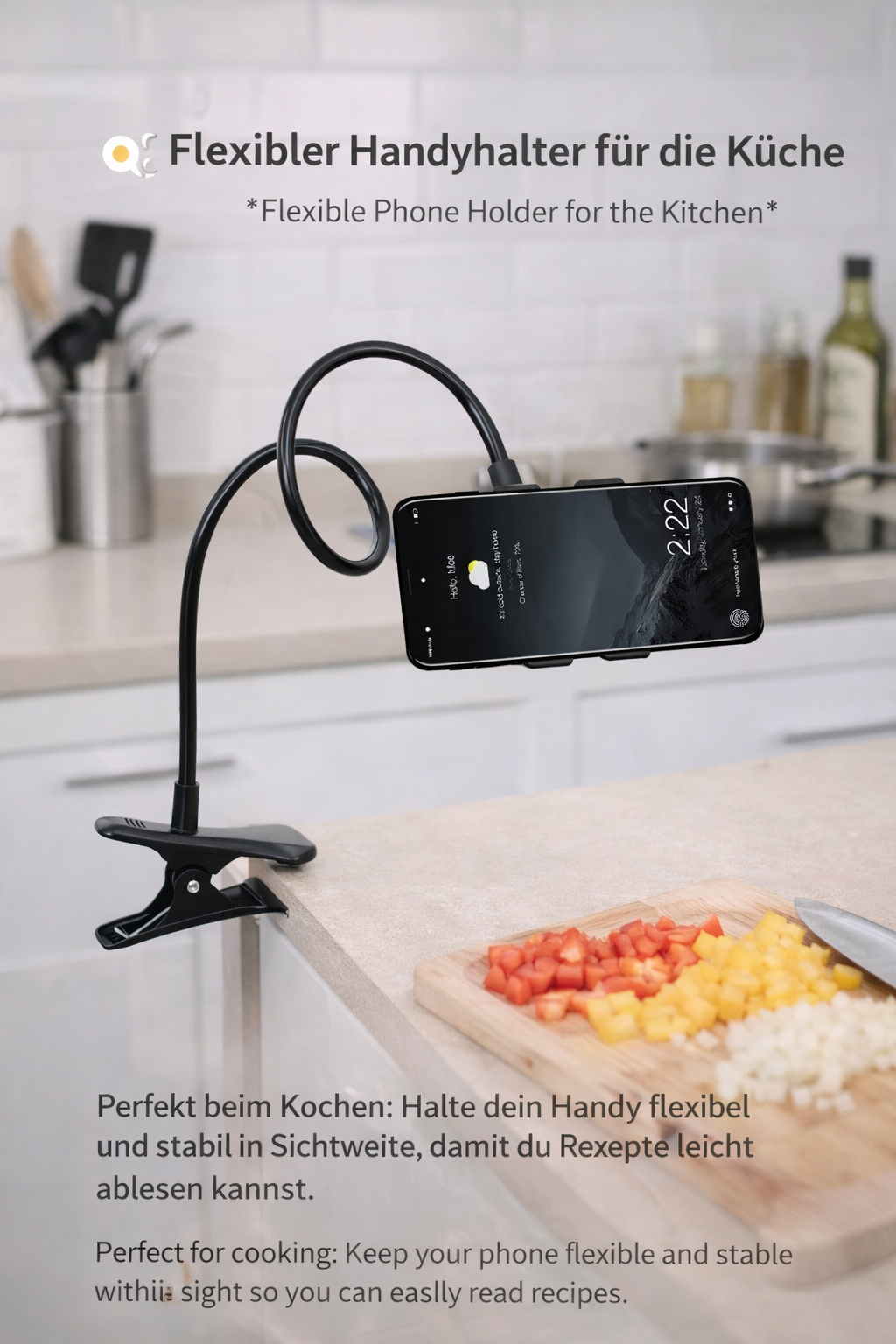 Flexibler Handyhalter – überall perfekt positioniert